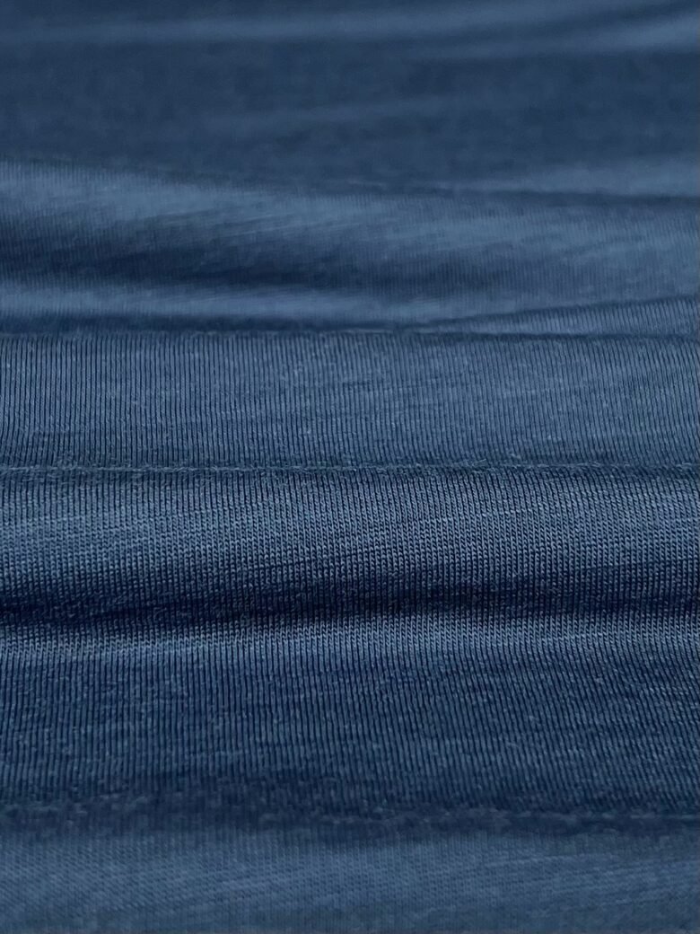 Merino Wool and Polyester Stretch Jersey (Premium Quality) "Water Blue" 069
