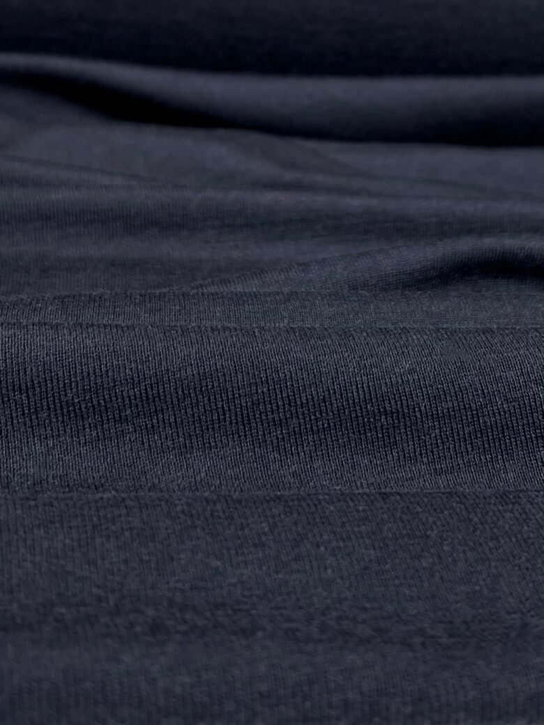 Merino Wool and Polyamide Stretch Knit (Premium Quality) Dark Blue Color 048
