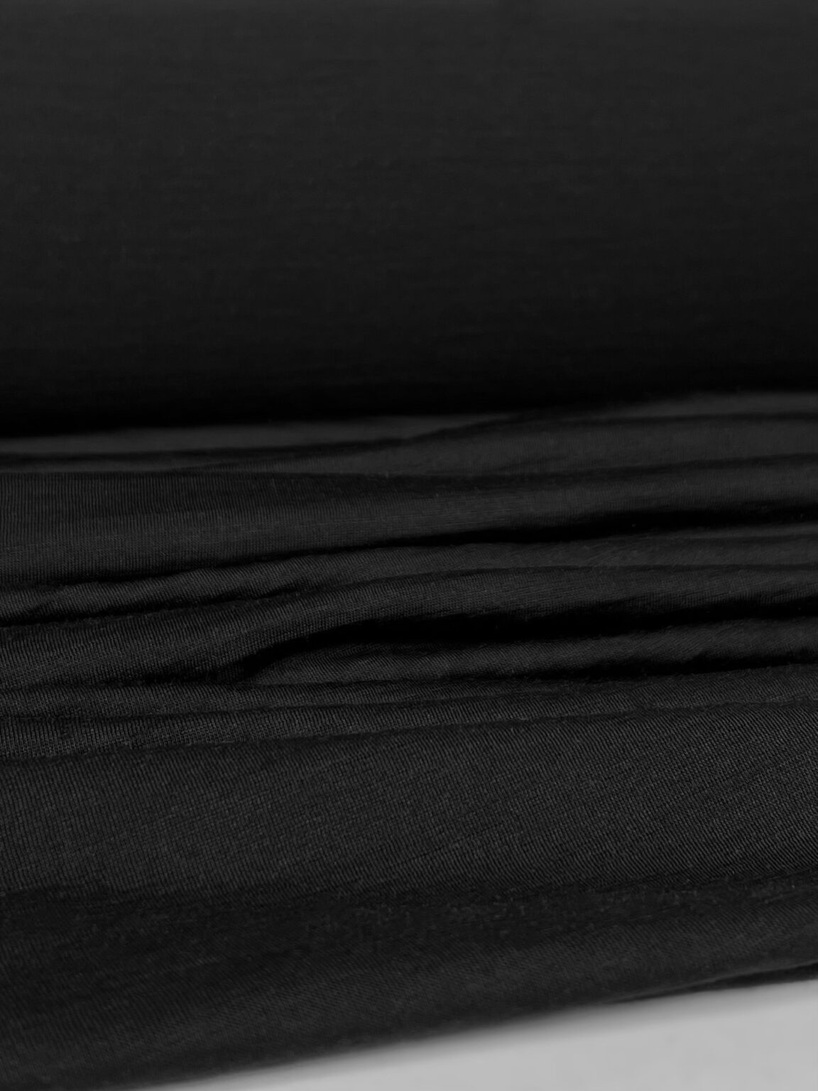 Merino Wool and Natural Silk Stretch Jersey (Premium Quality) "Night Dark" 146