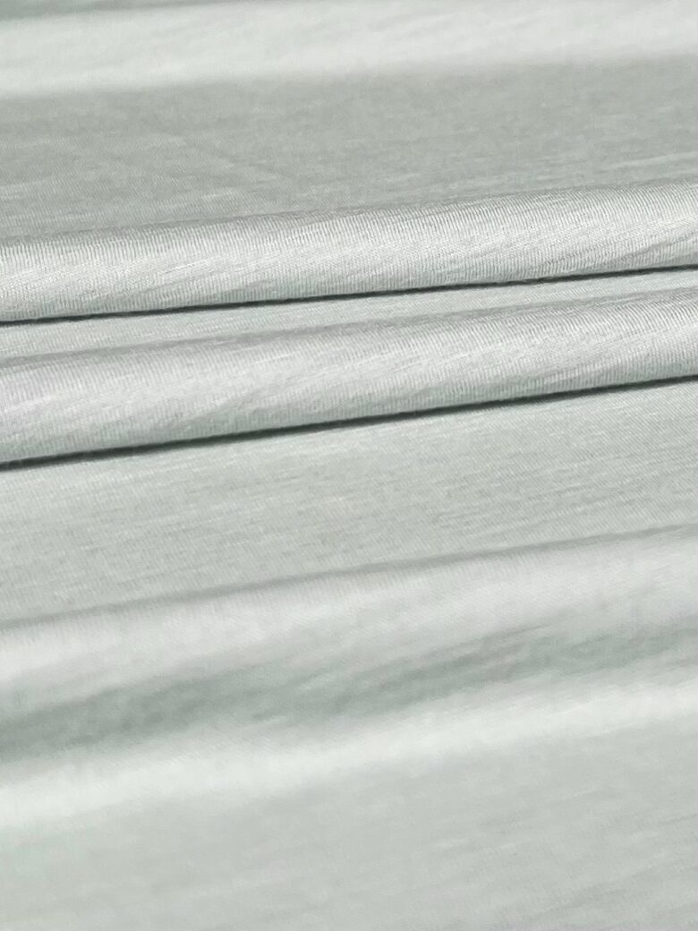 Merino vilnos elastingas trikotažas (premium kokybė) „Light Blue“ spalvos 027