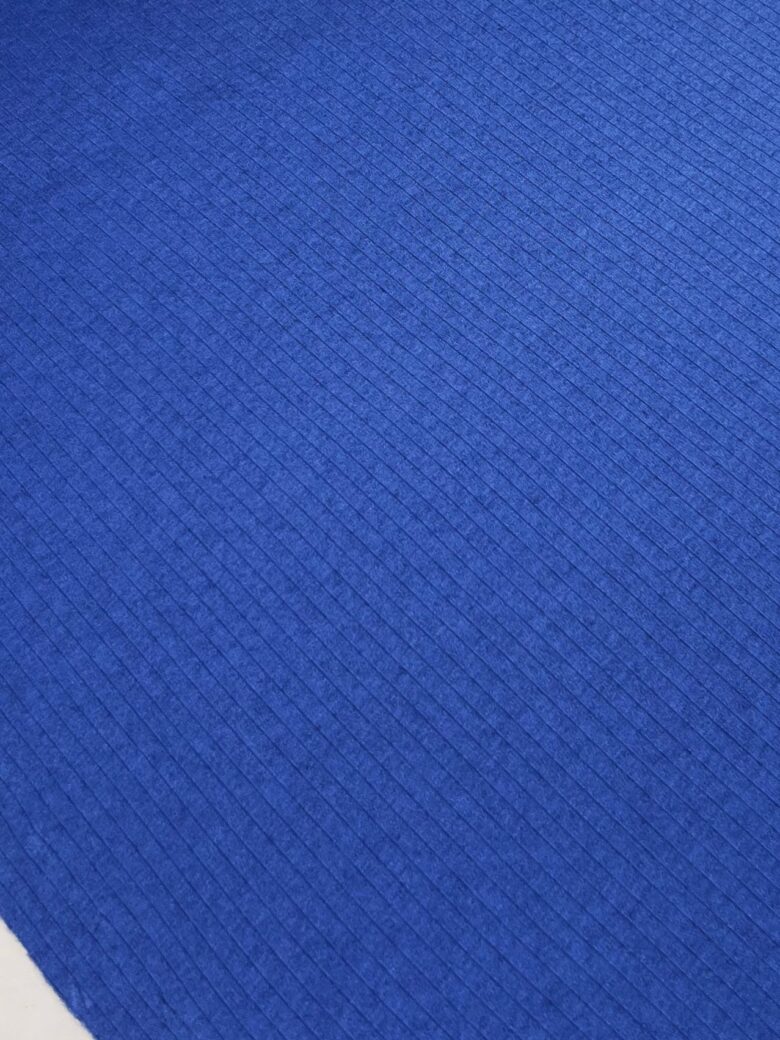 Merino Wool and Polyester Stretch Knit (Premium Quality) "Royal Blue" 026