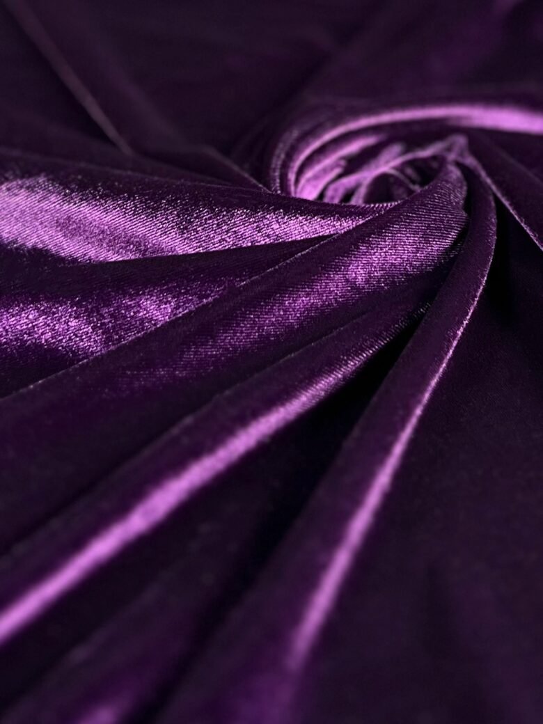 Stretch Velvet "Royal Violet"
