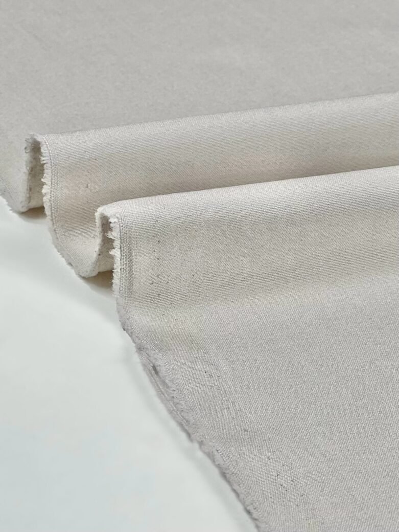 Suiting fabric with viscose in grayish yellow color