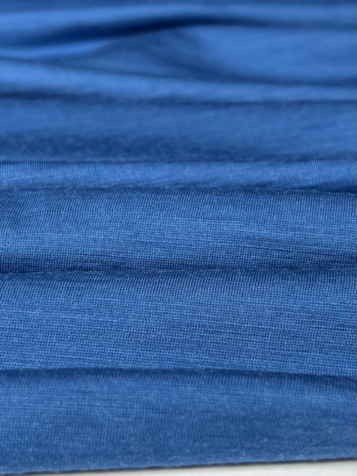 Merino wool elastic knit (premium quality) in indigo color 098