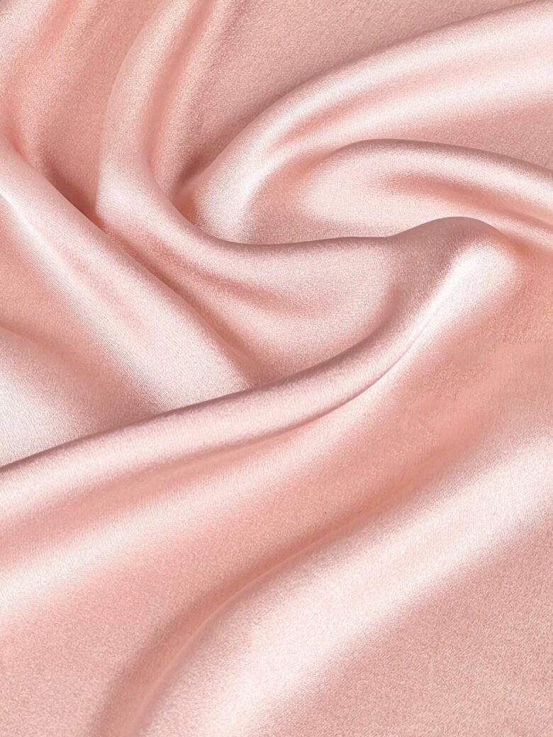 Italian Collectible Satin Solid Color Silk in Pink