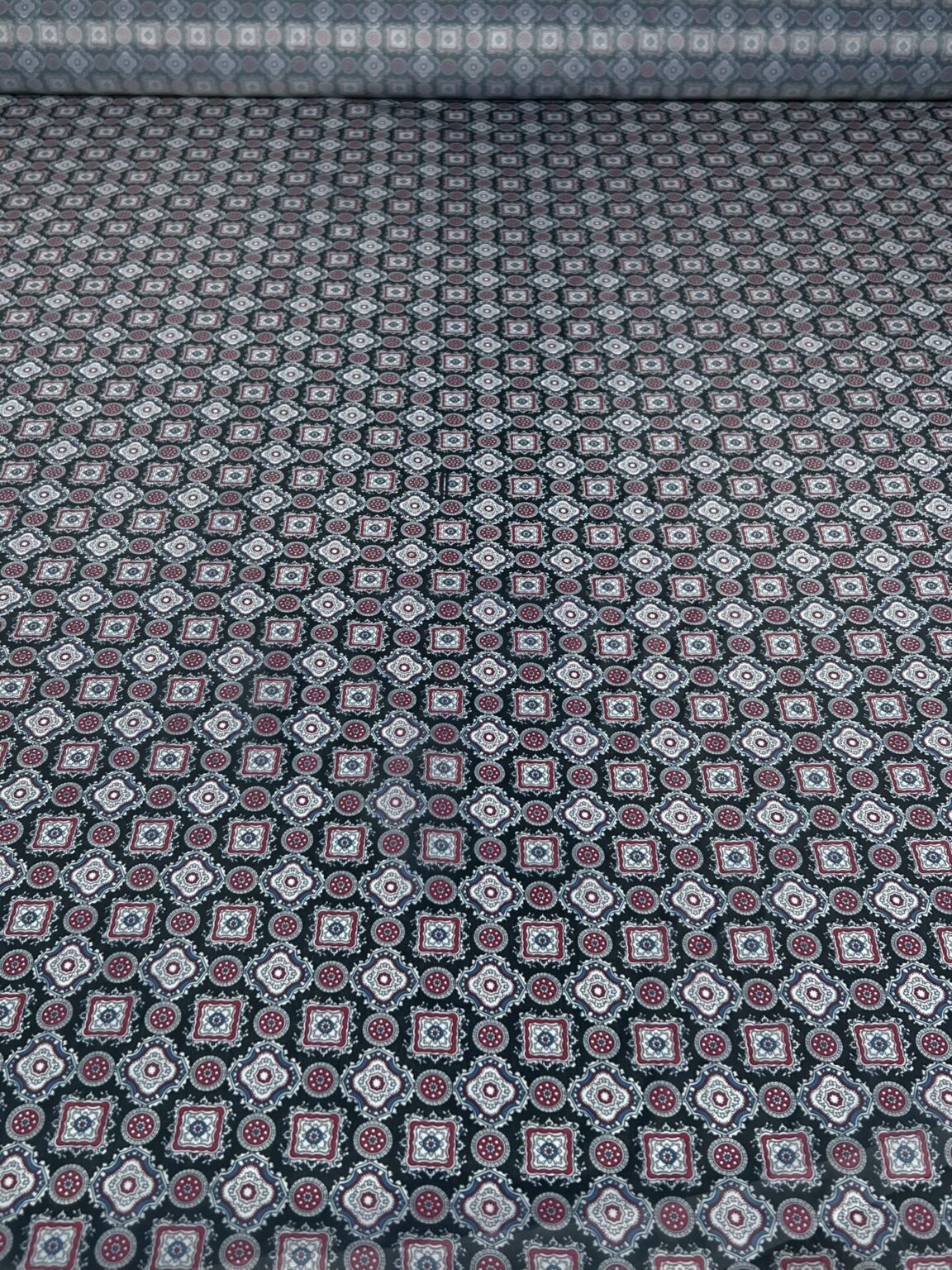 Lining Fabric with "Ornament Mix" Design