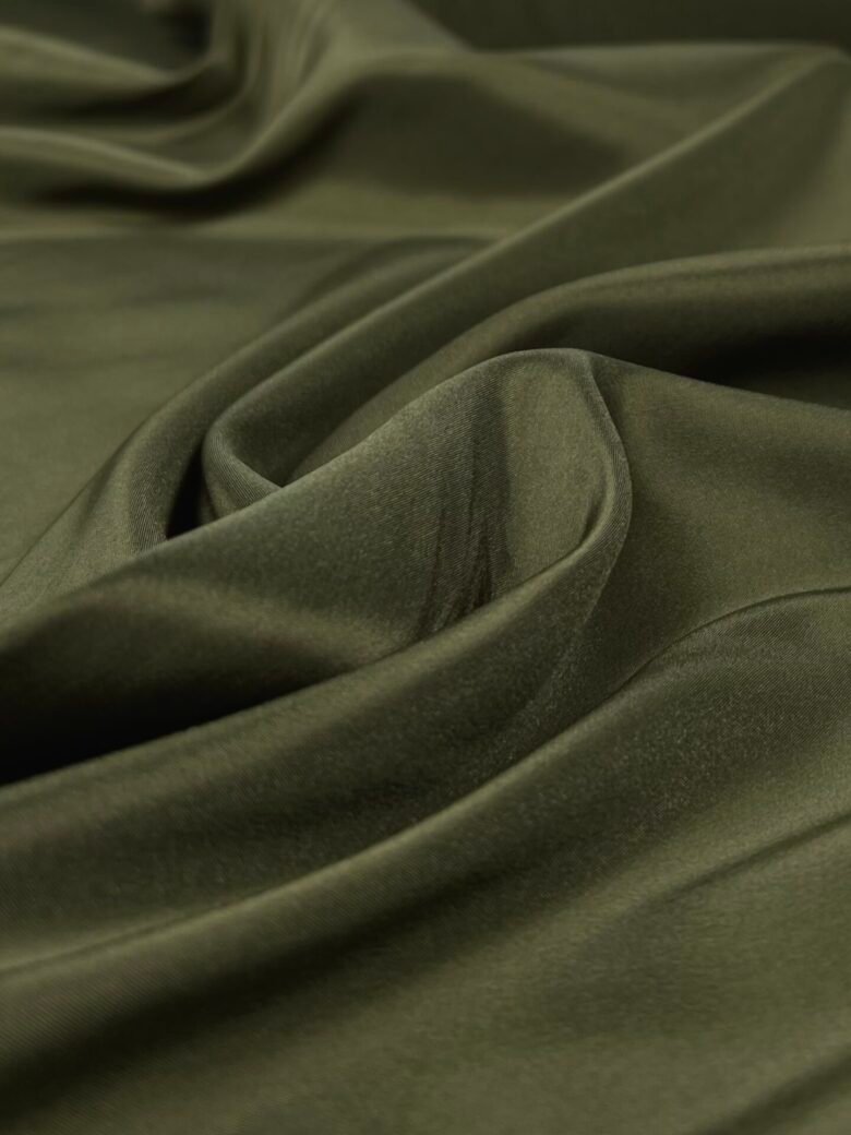 Вискозная подкладка с эластаном «Chaki Green»