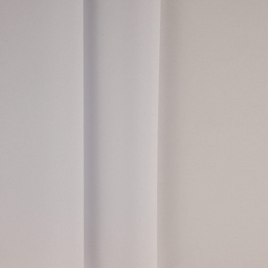 Gabardine fabric in snow white color 001