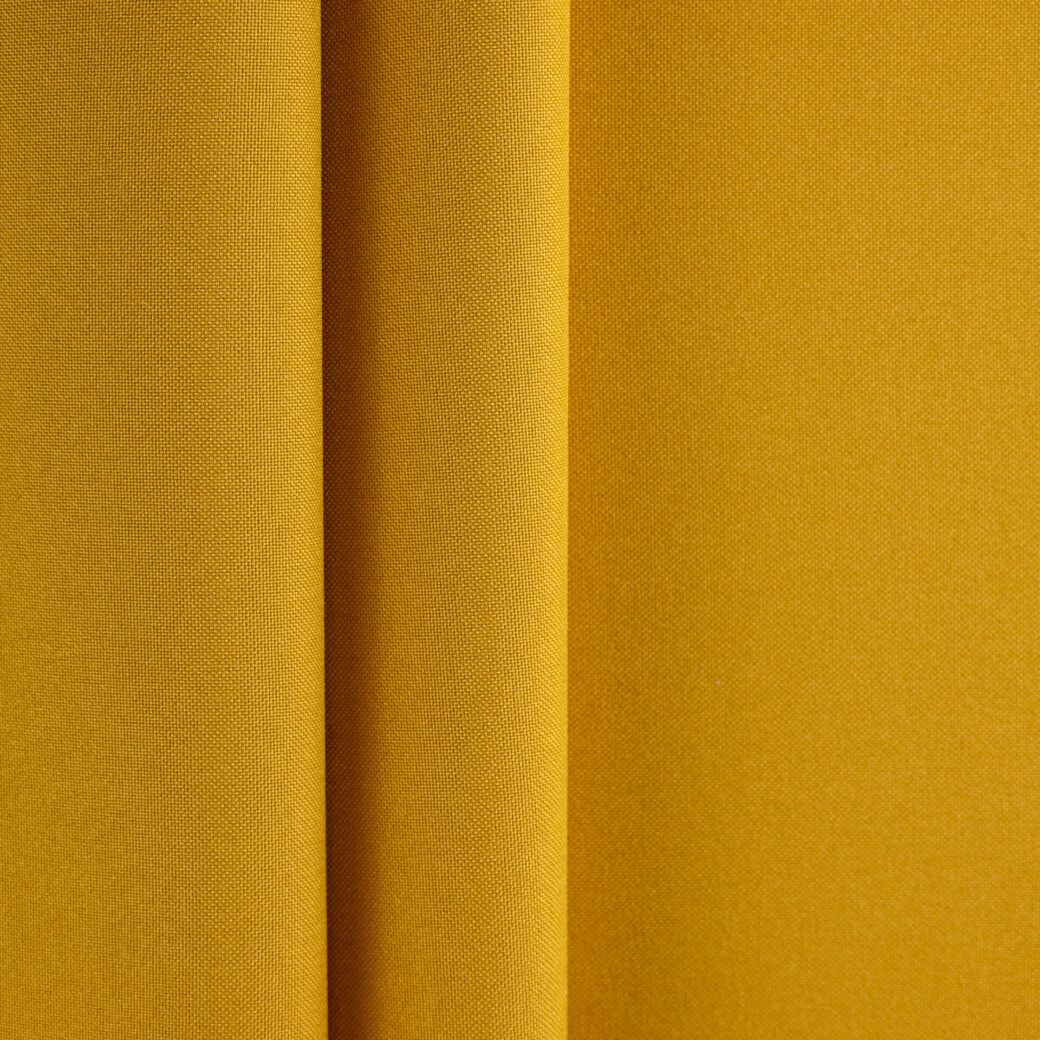 Gabardine fabric in mustard color 140