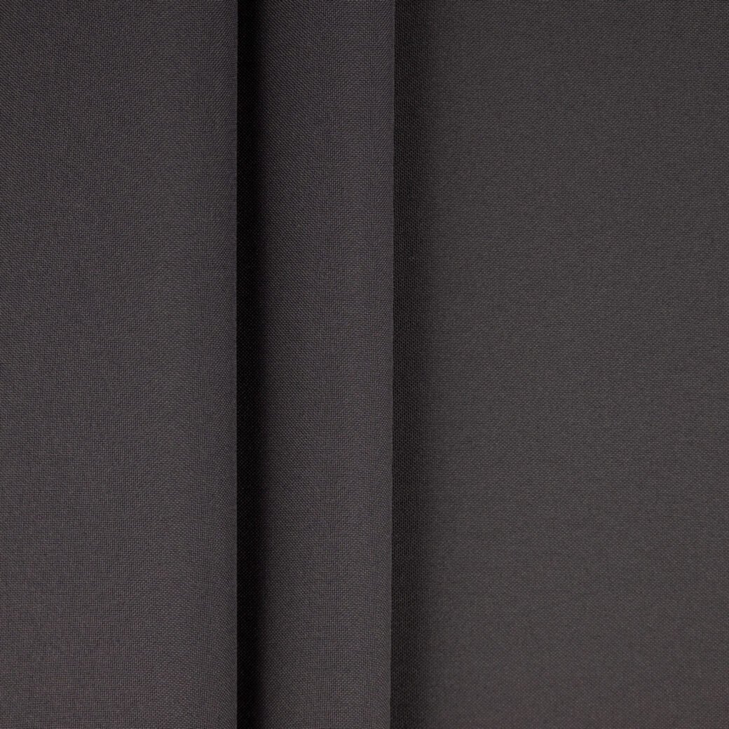 Gabardine fabric in dark gray color 925