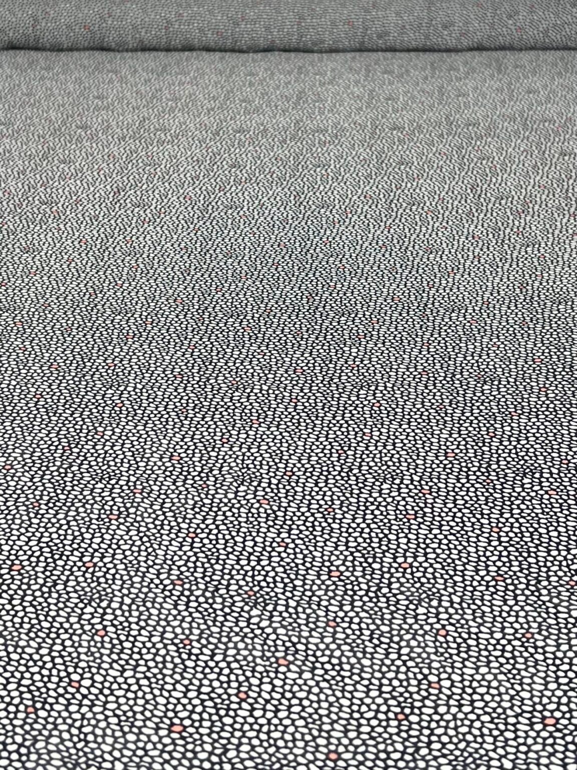 Itāļu kolekcijas šifona dabīgais zīds ar dizainu „Pebble Print“