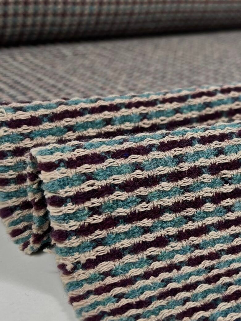 Wool and Cotton Tweed "Lillian"
