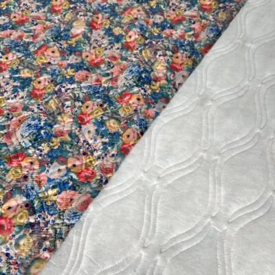 Striukinis audinys gėlių rašto (kaina už likutį 3 m) - Image 3