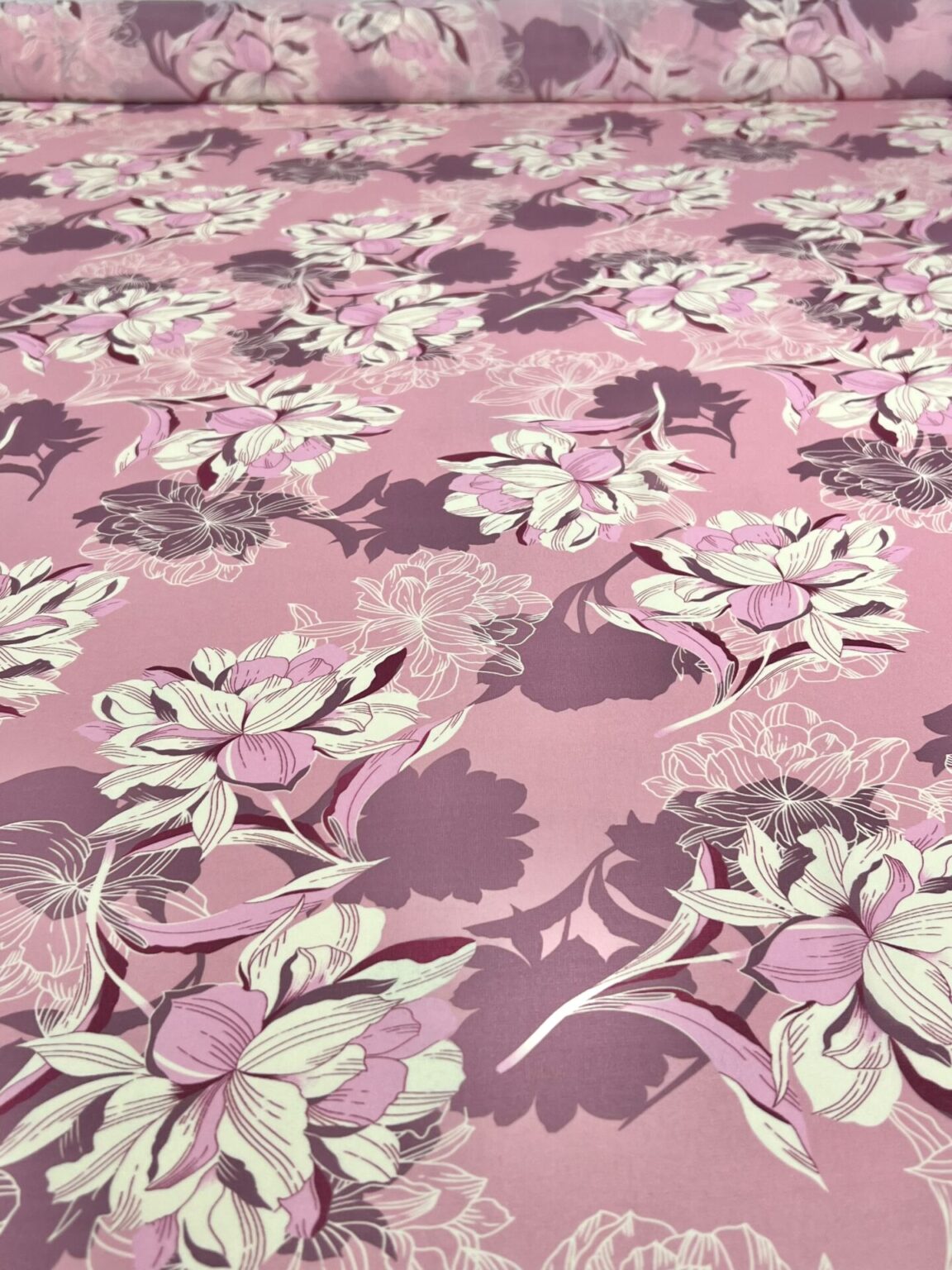 Šifonas su dizainu „Pinky Floral“