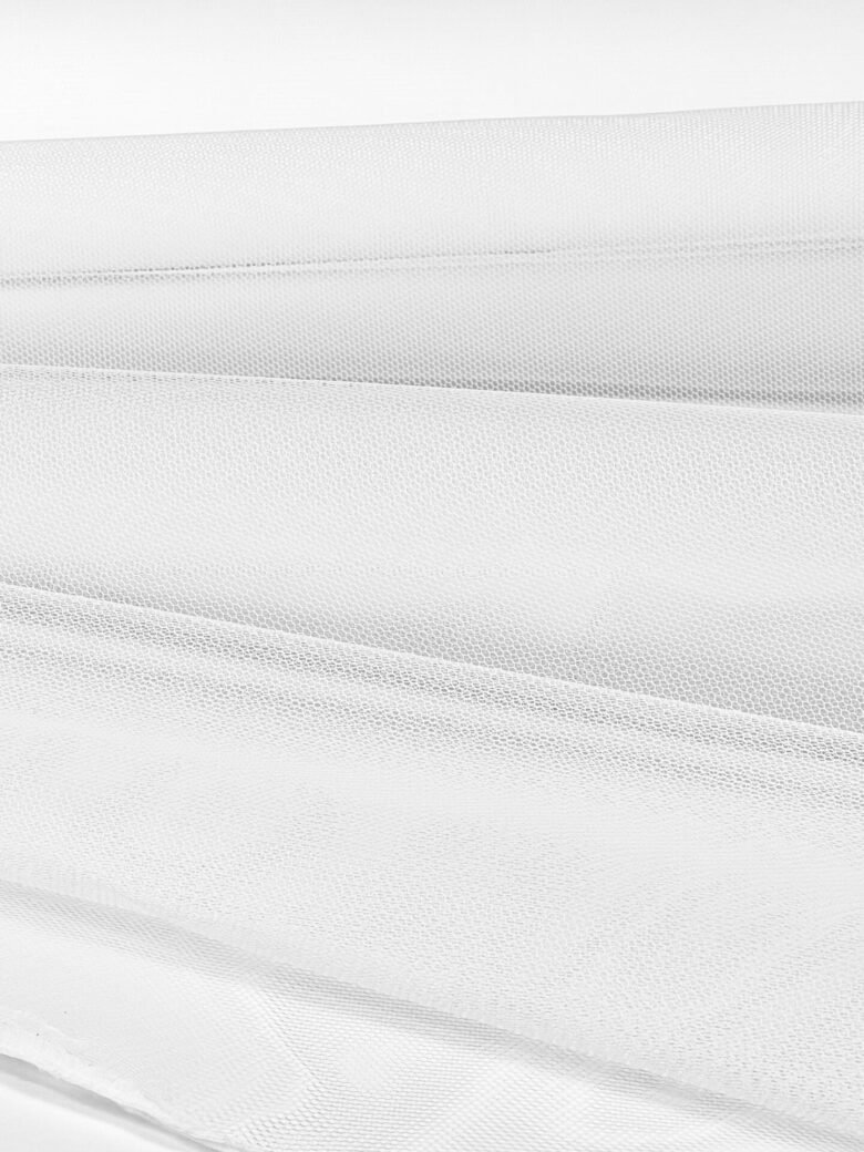 Stiff Tulle in Milk White Color