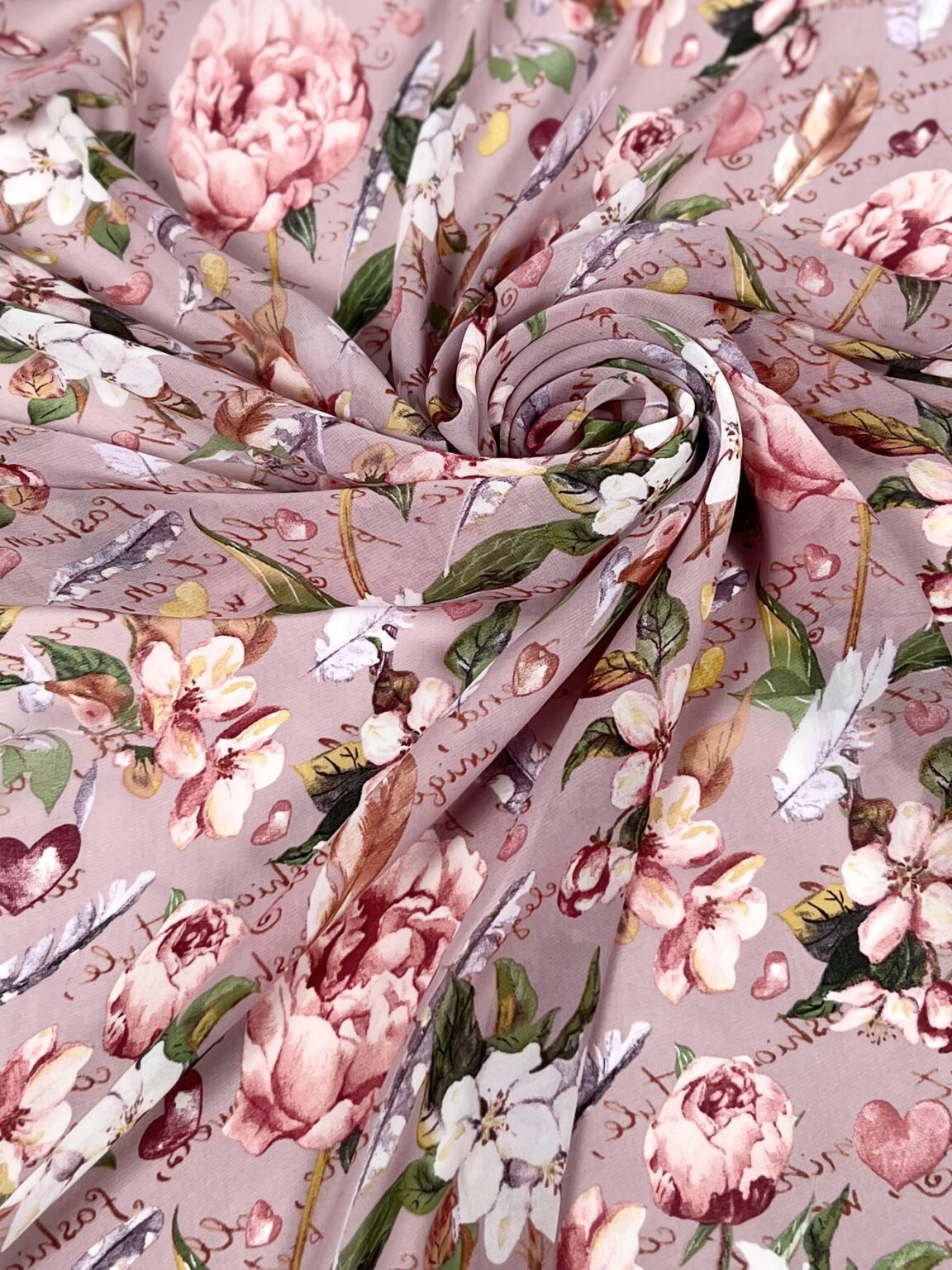 Šifonas su dizainu „Flower Glade“