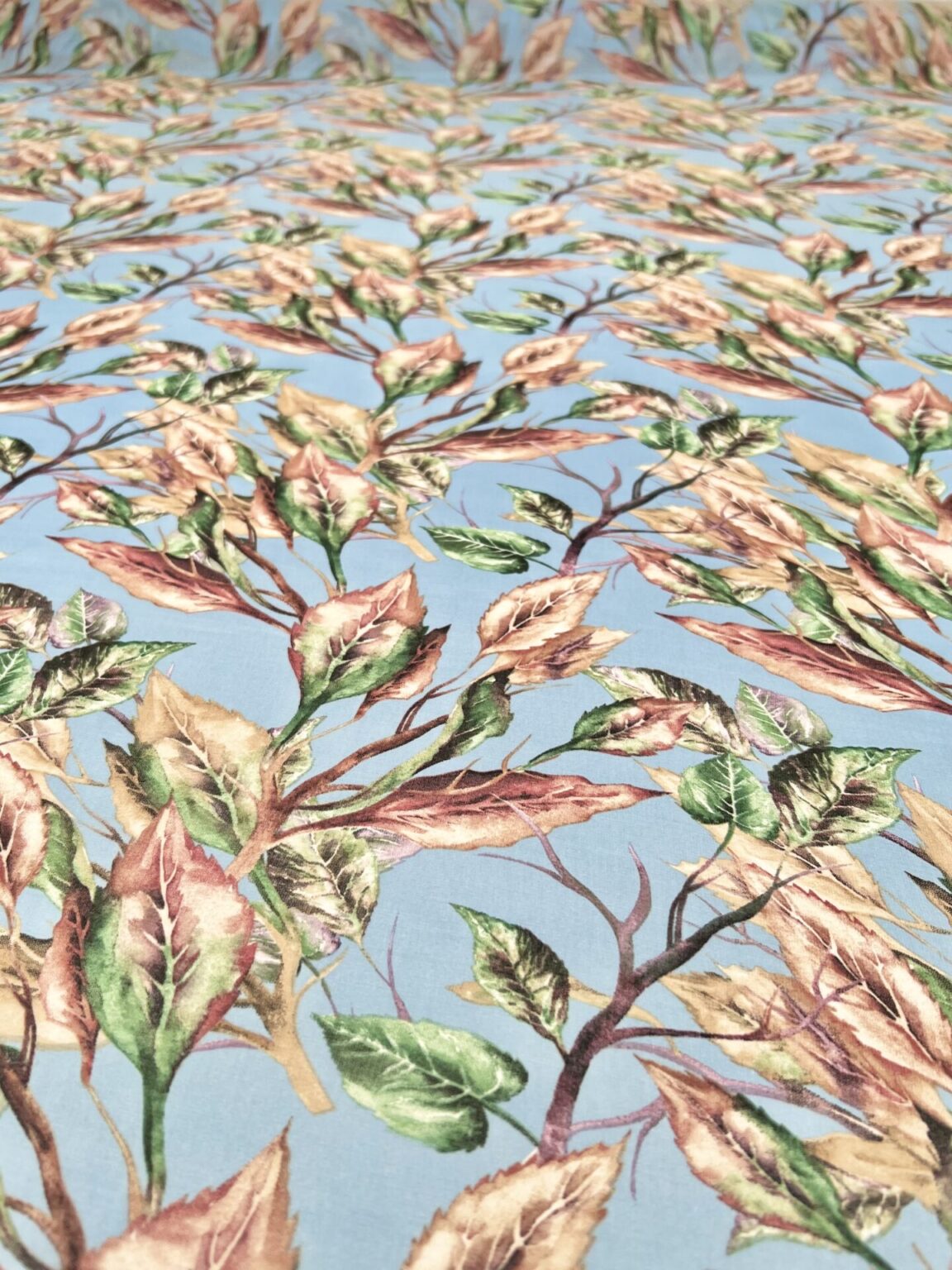 Chiffon with "Leaves" Design