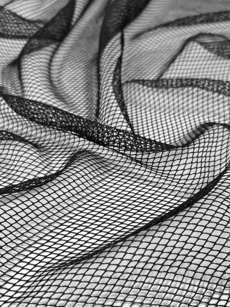 Coarse Weave Mesh Fabric "Sheer Mesh"