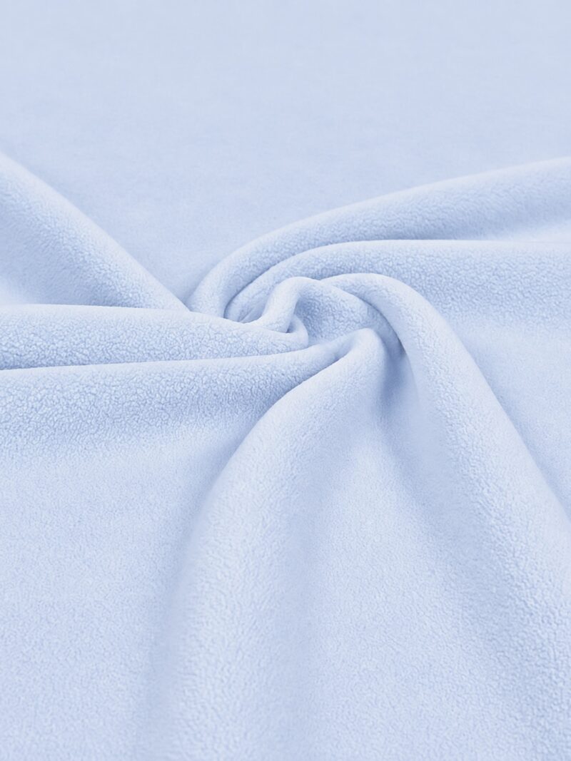 Divpusējs flīss (flīss) „Baby Blue“