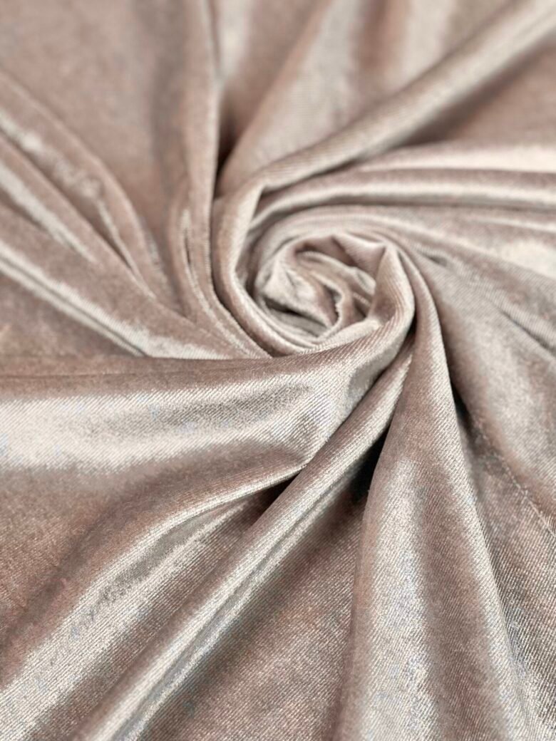 Stretch Velvet "Ivory"