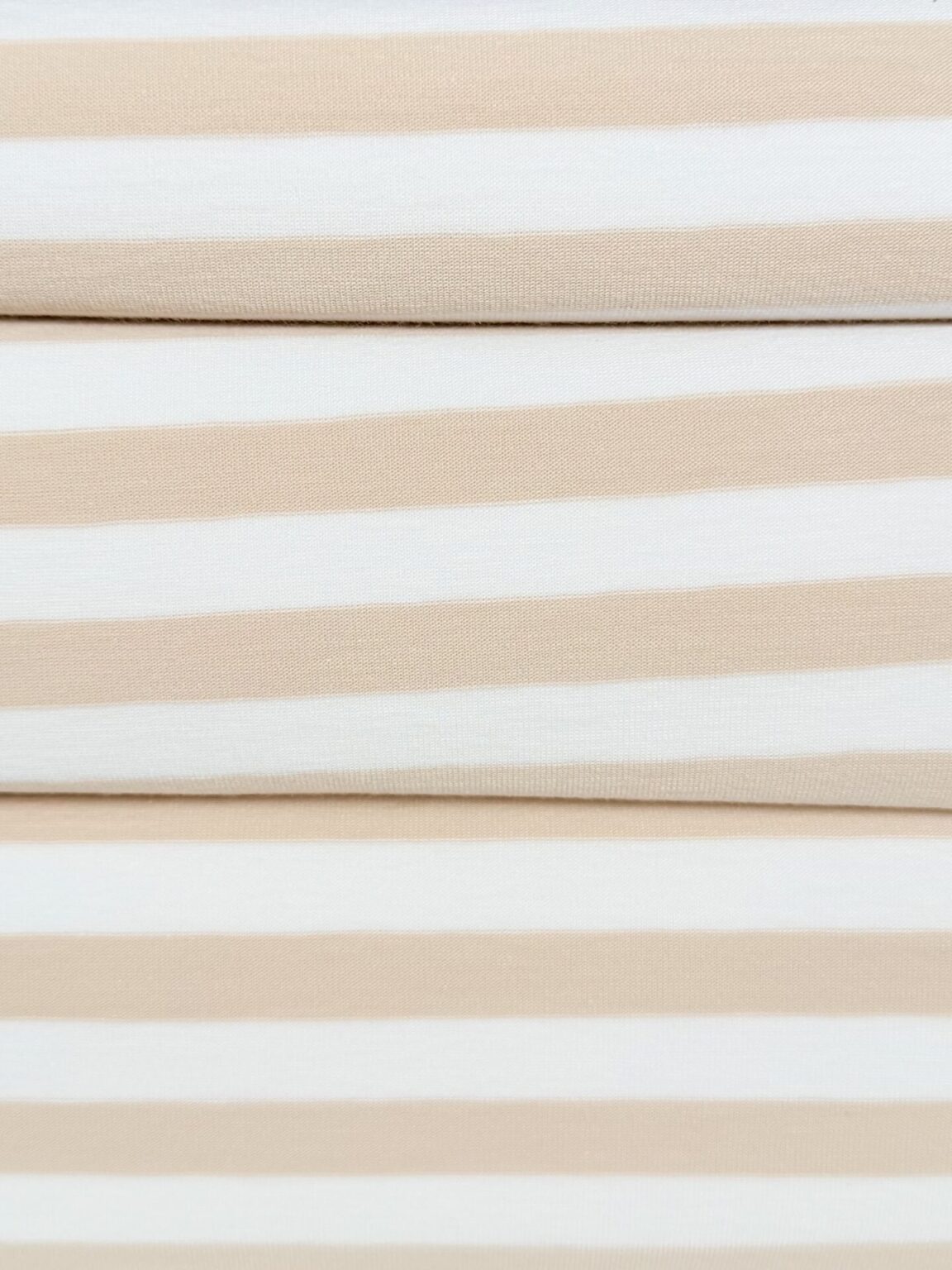 Striped Yellow Jersey Knit Fabric