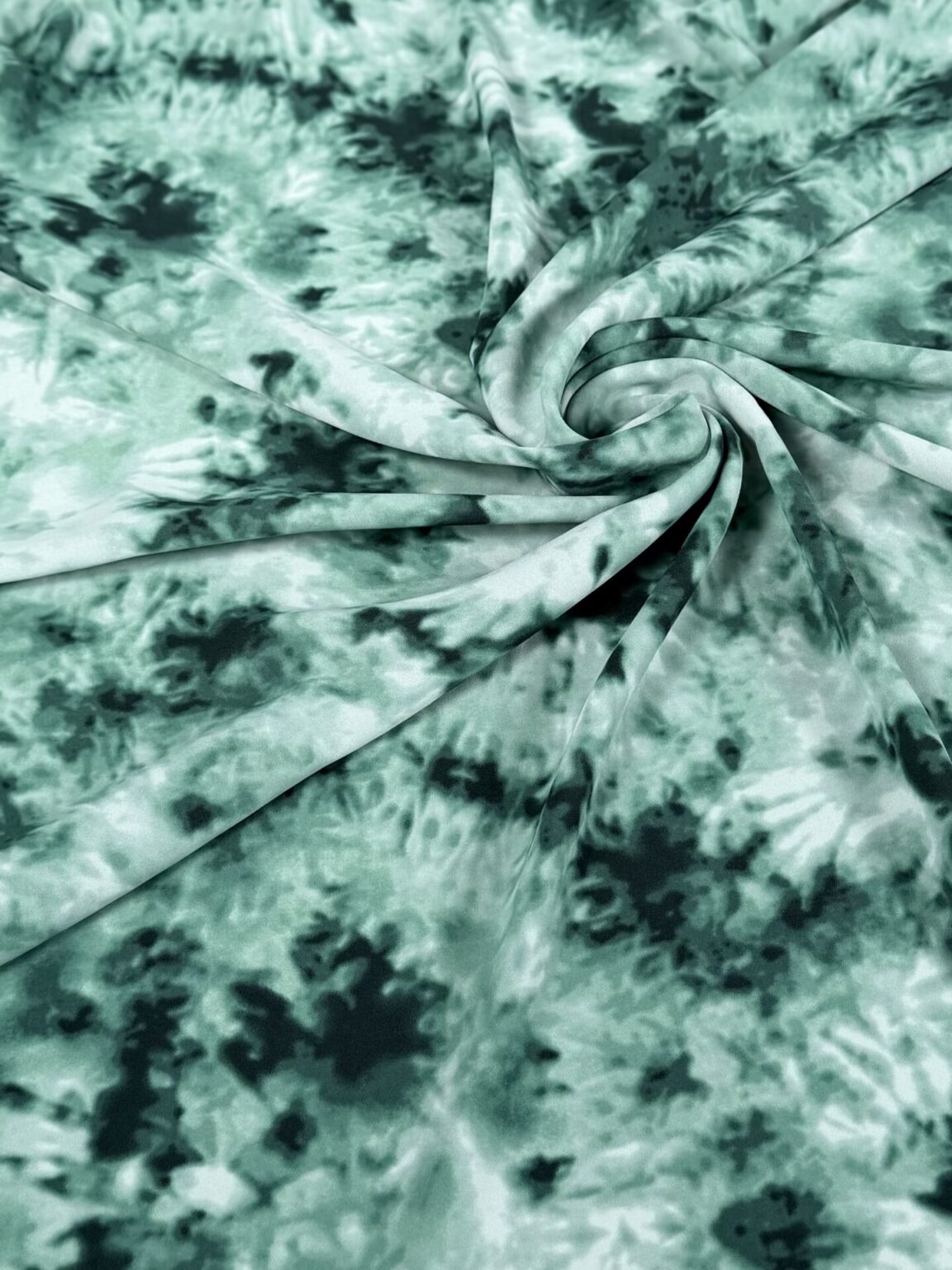 „SPH“ suknelinis audinys „Green Tie Dye“