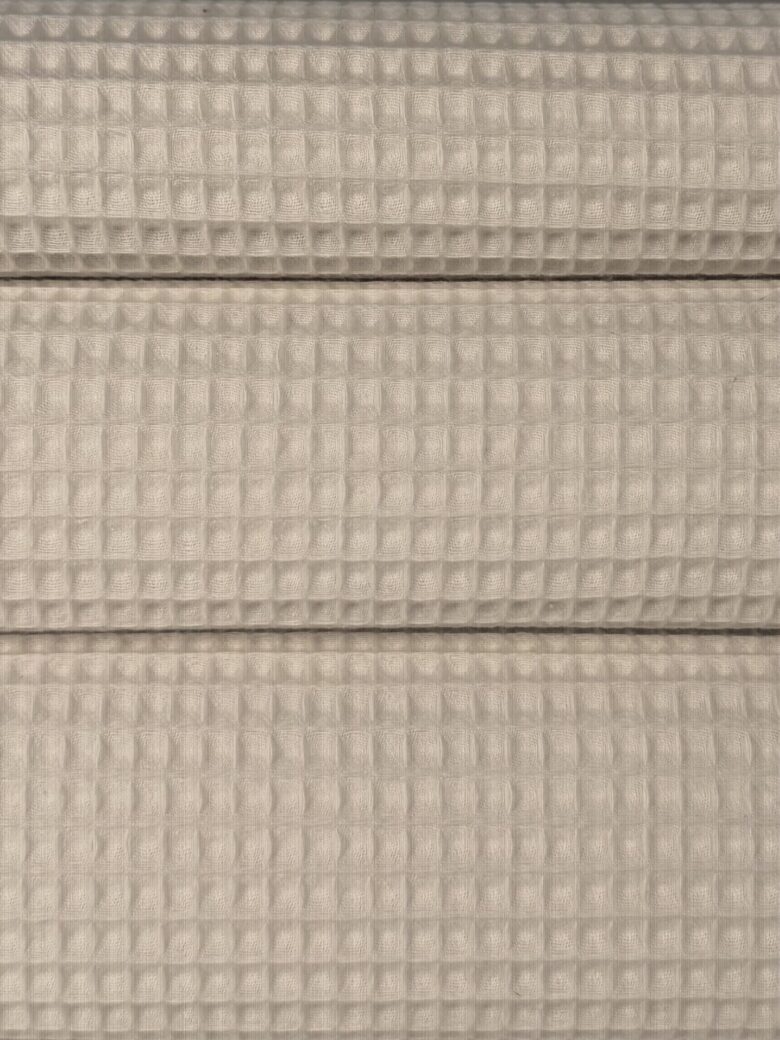 Kokvilnas vafeles audums „Beige“