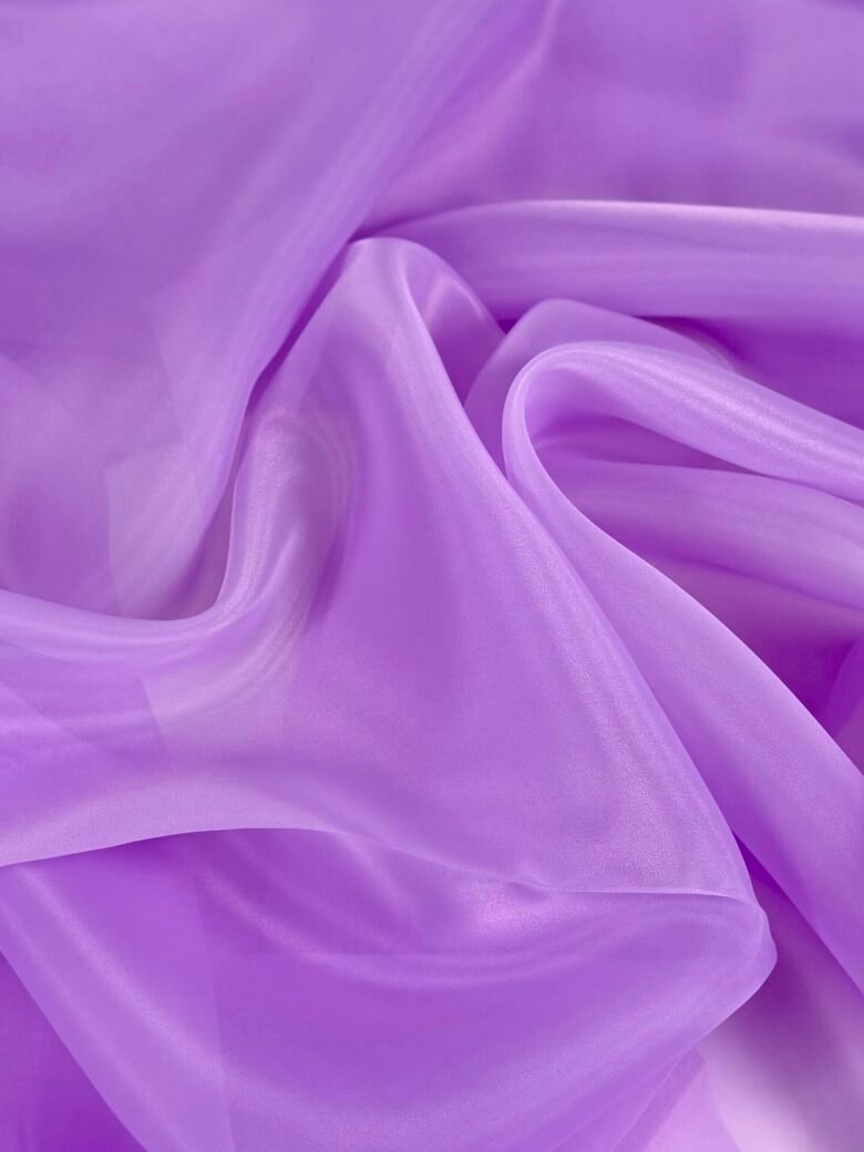 Matēta organza violetā krāsā