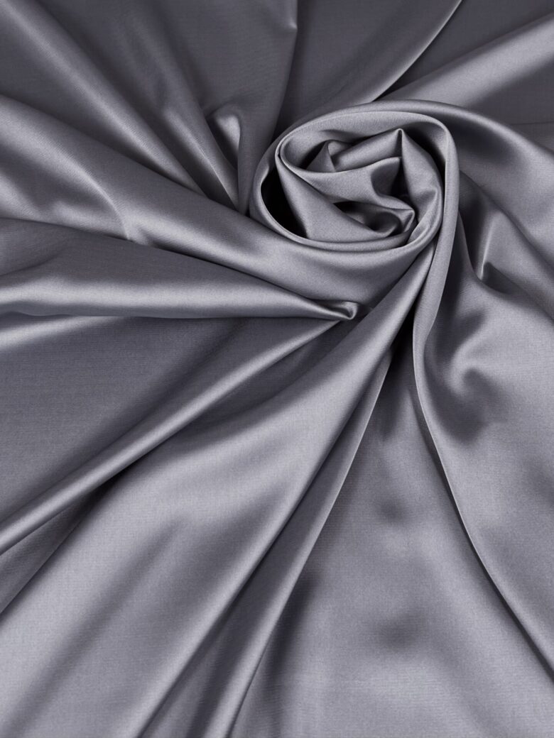 Armani Silk (Satin) Grayish Lilac Color (WITH DEFECTS)