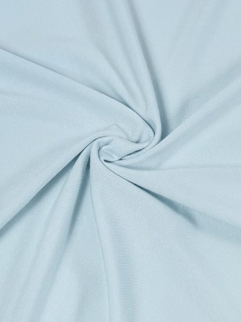 Bamboo (bamboo) Jersey Knit Fabric in Sky Blue Color