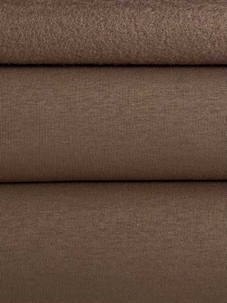 Three-thread looped knitwear with fleece PENYE "Cinnamon" (PT08)
