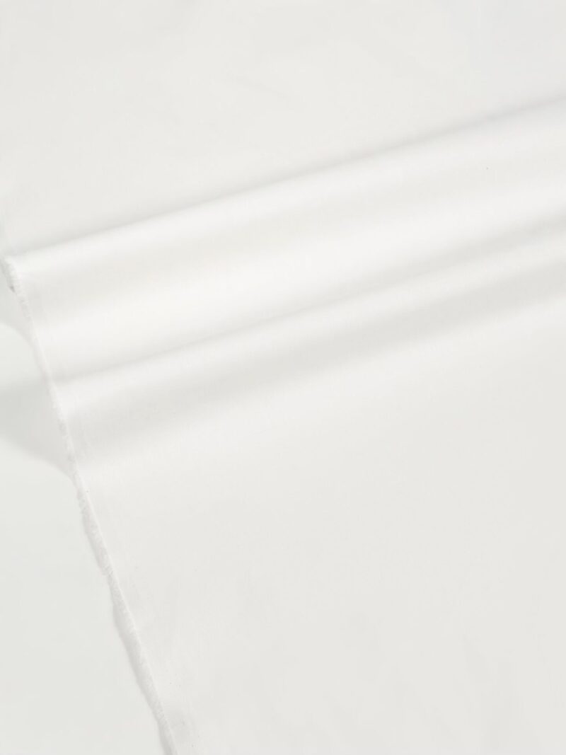 Cotton Fabric in Milk White Color