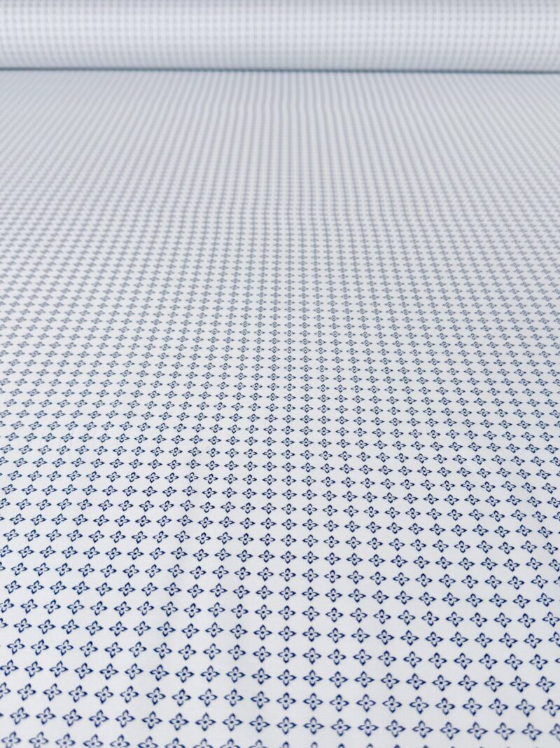 Italian Cotton Shirt Fabric with Elastane "Liuja"