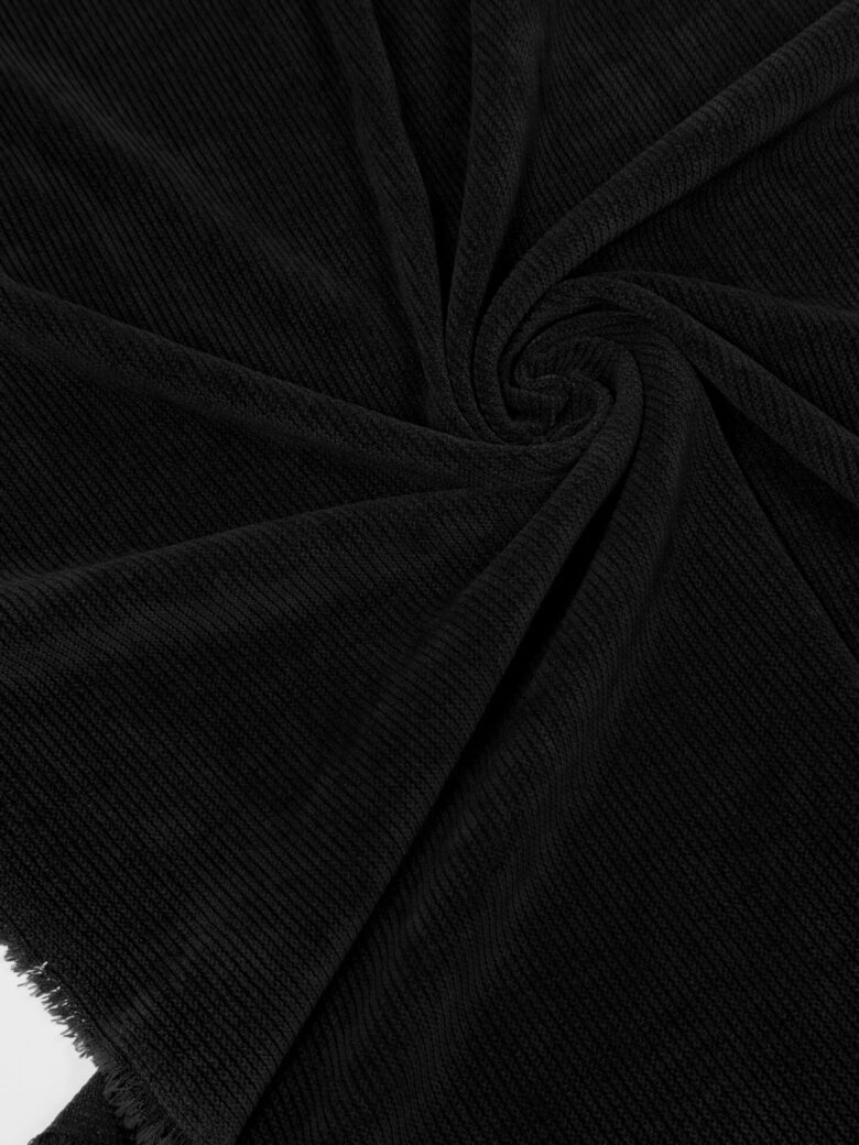 Ribinis velvetas juodos spalvos