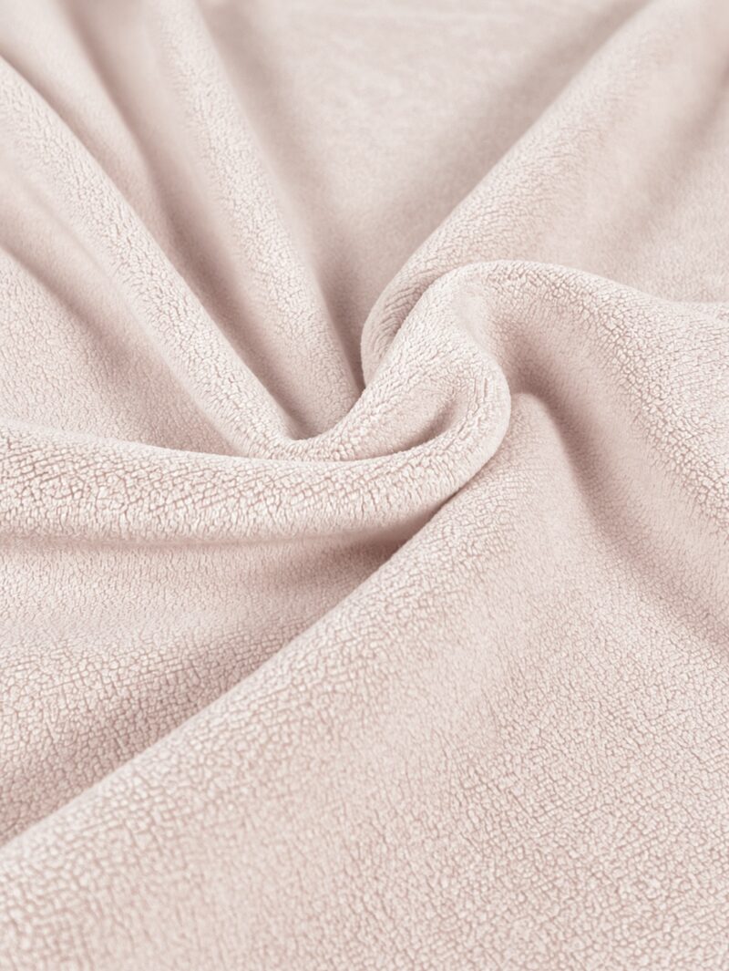 Beidseitiges Fleece (Flyss) „Rosa Sand“